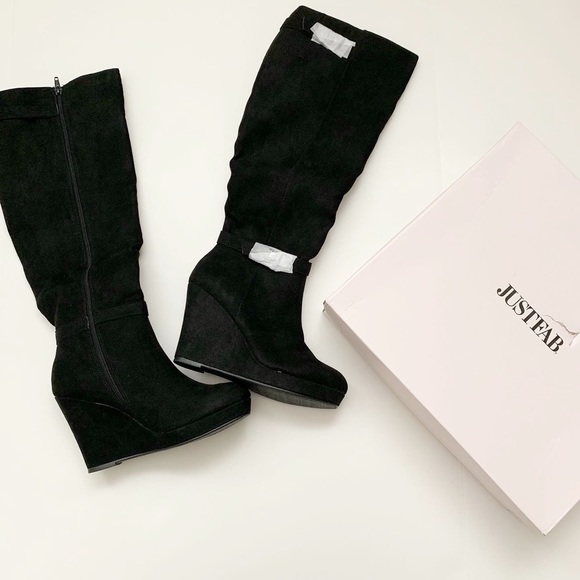 brekka covered wedge boot